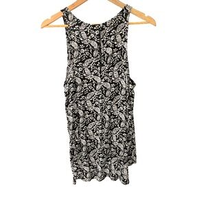 Old Navy Black and White Women's Top